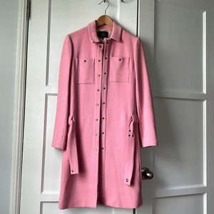 Tocca light pink trench coat.